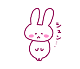 Lover rabbit sticker #2334972