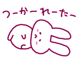 Lover rabbit sticker #2334976