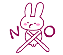 Lover rabbit sticker #2334979