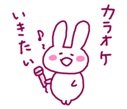 Lover rabbit sticker #2334984