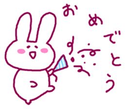 Lover rabbit sticker #2334990