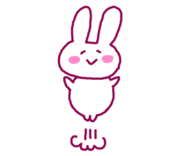Lover rabbit sticker #2334991