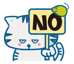 Everyday of the pretty cat and mouse sticker #2335041