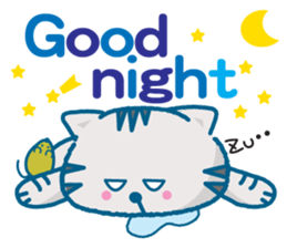 Everyday of the pretty cat and mouse sticker #2335045