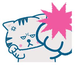 Everyday of the pretty cat and mouse sticker #2335050