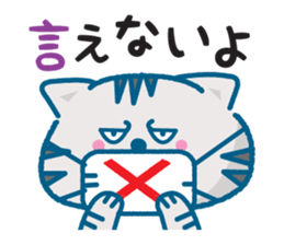 Everyday of the pretty cat and mouse sticker #2335057