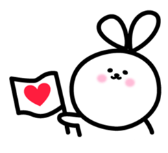 Plump rabbit sticker #2335245