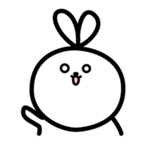 Plump rabbit sticker #2335249