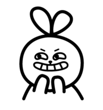 Plump rabbit sticker #2335251