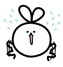 Plump rabbit sticker #2335261