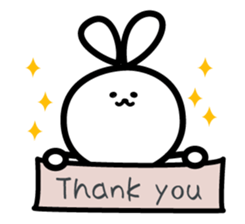 Plump rabbit sticker #2335265