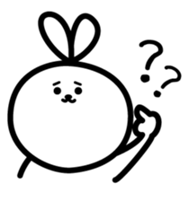 Plump rabbit sticker #2335268