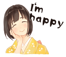 Japanese Kimono Girls ~English Ver.~ sticker #2335407