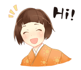 Japanese Kimono Girls ~English Ver.~ sticker #2335409