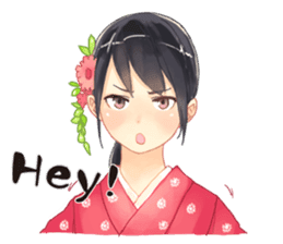 Japanese Kimono Girls ~English Ver.~ sticker #2335411