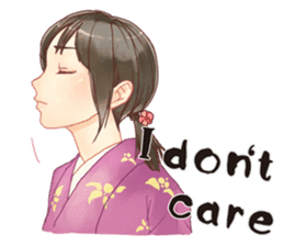 Japanese Kimono Girls ~English Ver.~ sticker #2335416