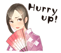 Japanese Kimono Girls ~English Ver.~ sticker #2335433