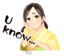 Japanese Kimono Girls ~English Ver.~ sticker #2335434