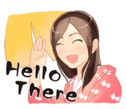 Japanese Kimono Girls ~English Ver.~ sticker #2335438