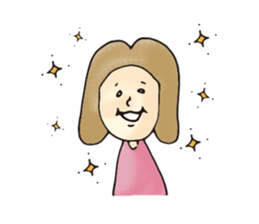 Mama & children & baby sticker #2335707