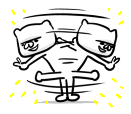 Oh, Is that cat staring over here? sticker #2335780