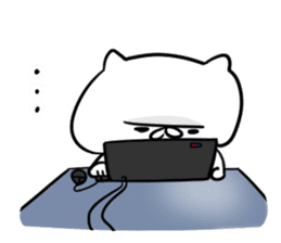 Oh, Is that cat staring over here? sticker #2335797