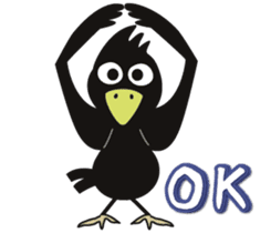 Mr.Cargo of a crow. sticker #2336168