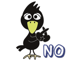 Mr.Cargo of a crow. sticker #2336169