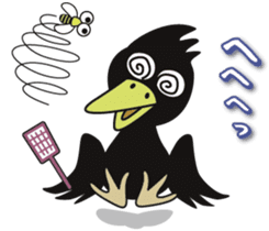 Mr.Cargo of a crow. sticker #2336186