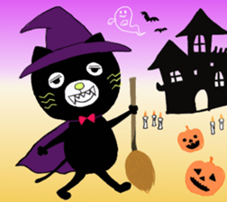 shaun the black cat sticker #2336277