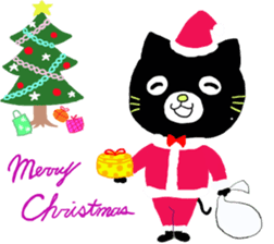 shaun the black cat sticker #2336280