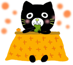 shaun the black cat sticker #2336281