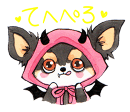 Devil Chihuahua sticker #2336491