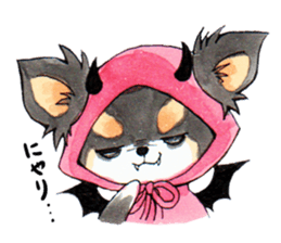 Devil Chihuahua sticker #2336498
