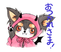 Devil Chihuahua sticker #2336506