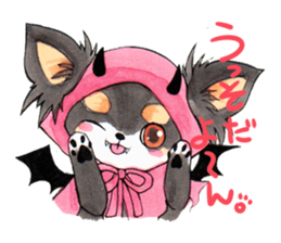 Devil Chihuahua sticker #2336508