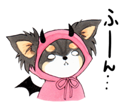 Devil Chihuahua sticker #2336523