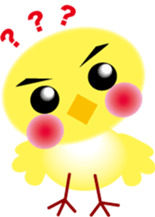 yellow small bird sticker #2337036