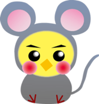 yellow small bird sticker #2337044