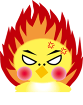 yellow small bird sticker #2337061