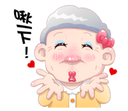 Taiwan grandmother 03 sticker #2337145