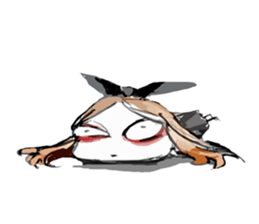 hujimi no reishou chan sticker #2337234