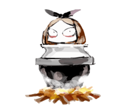 hujimi no reishou chan sticker #2337242