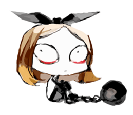 hujimi no reishou chan sticker #2337248