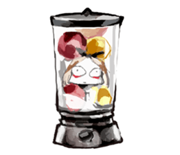 hujimi no reishou chan sticker #2337253