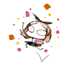 hujimi no reishou chan sticker #2337263