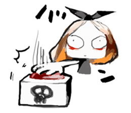 hujimi no reishou chan sticker #2337269