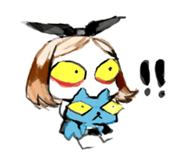 hujimi no reishou chan sticker #2337271