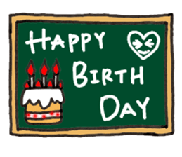 A blackboard sticker. sticker #2337418