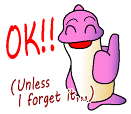 the Forgetful dolphin and me sticker #2337518